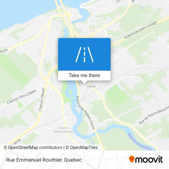Rue Emmanuel-Routhier map