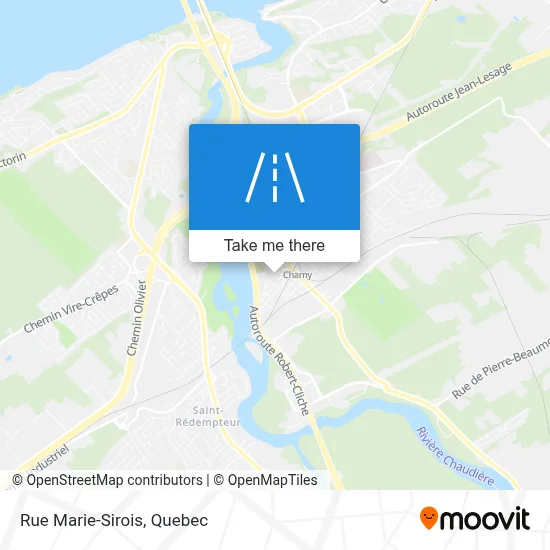 Rue Marie-Sirois map