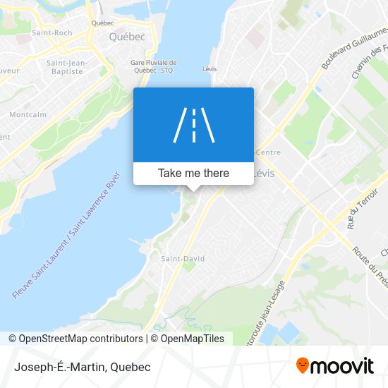 Joseph-É.-Martin map