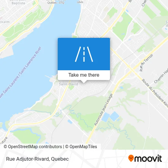 Rue Adjutor-Rivard map