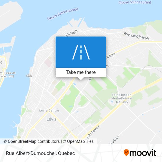Rue Albert-Dumouchel map