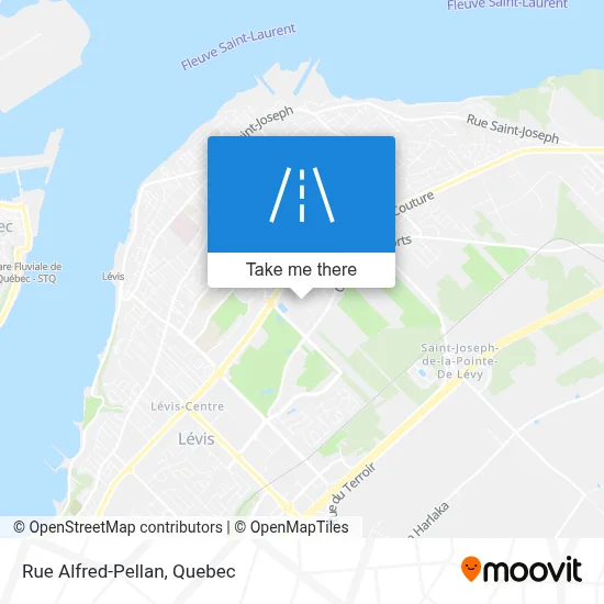 Rue Alfred-Pellan map