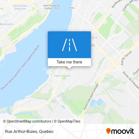 Rue Arthur-Buies map
