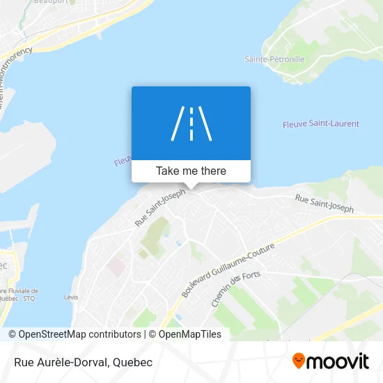Rue Aurèle-Dorval map