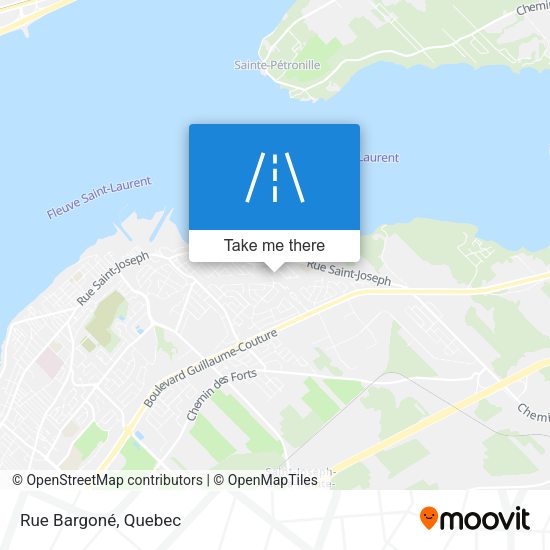 Rue Bargoné map
