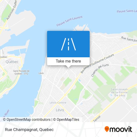Rue Champagnat map