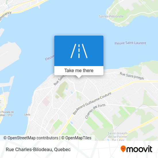 Rue Charles-Bilodeau map
