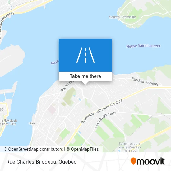 Rue Charles-Bilodeau map
