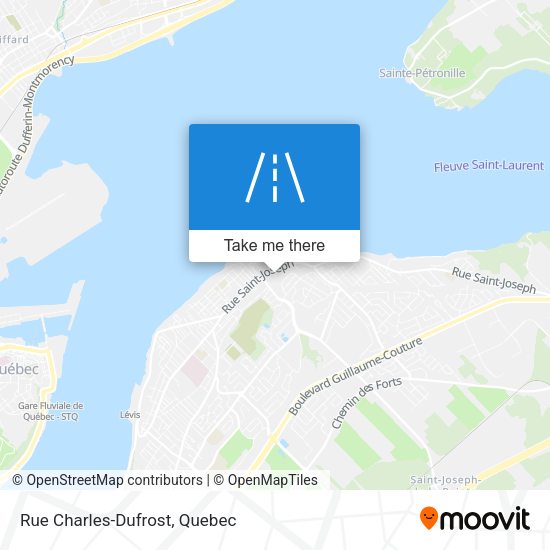 Rue Charles-Dufrost map