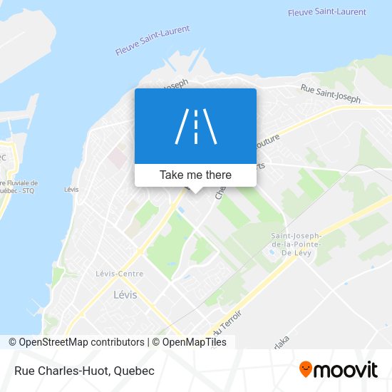 Rue Charles-Huot map