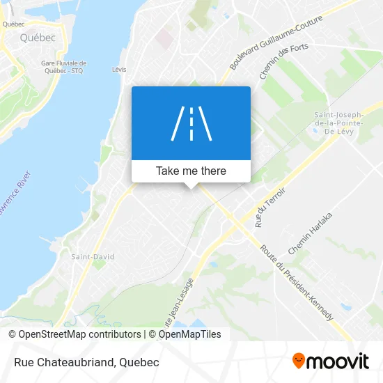 Rue Chateaubriand map