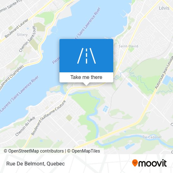 Rue De Belmont map