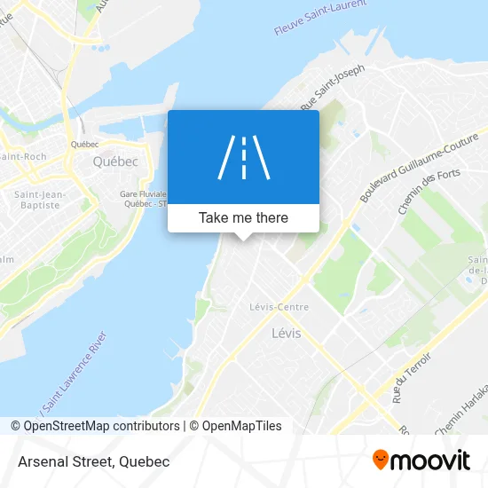 Rue De L'Arsenal map