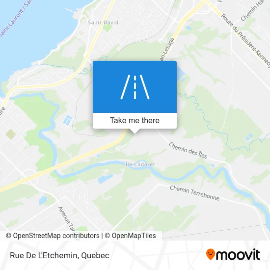 Rue De L'Etchemin map