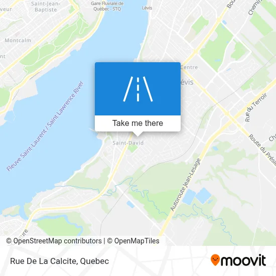 Rue De La Calcite map