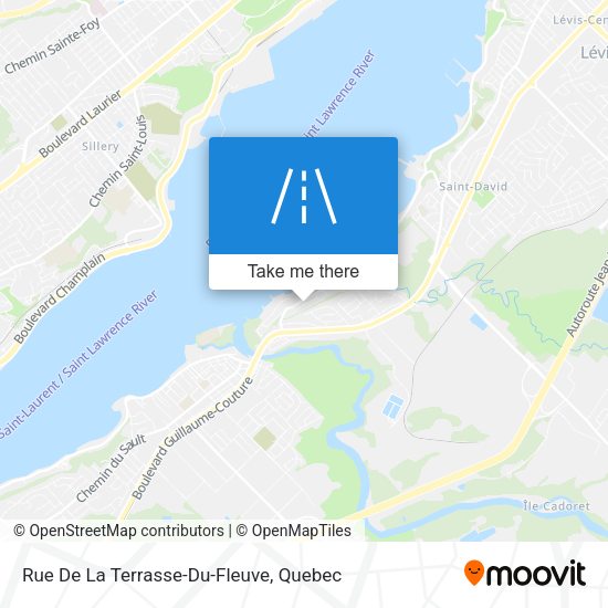 Rue De La Terrasse-Du-Fleuve map