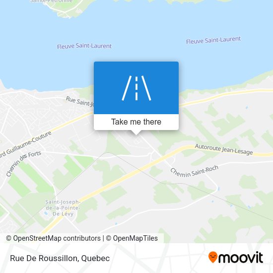 Rue De Roussillon map