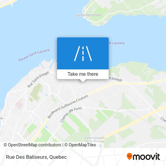 Rue Des Baliseurs map