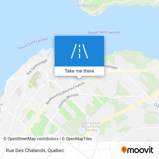 Rue Des Chalands map