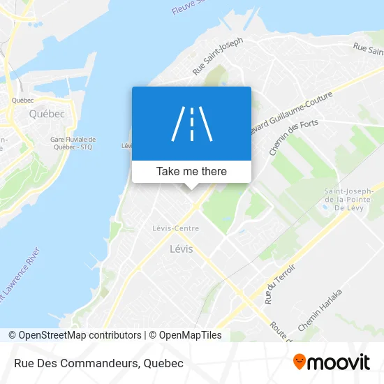 Rue Des Commandeurs map