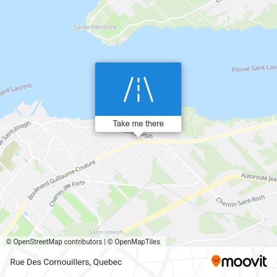 Rue Des Cornouillers map