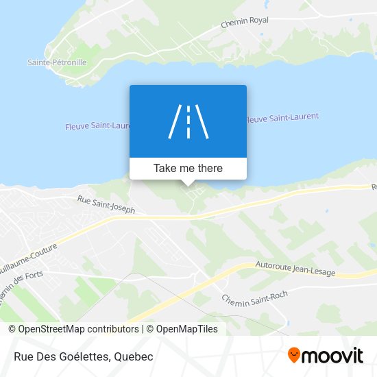 Rue Des Goélettes map