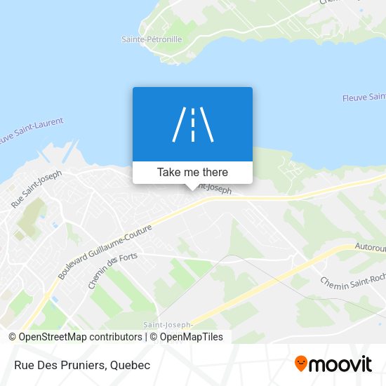 Rue Des Pruniers map