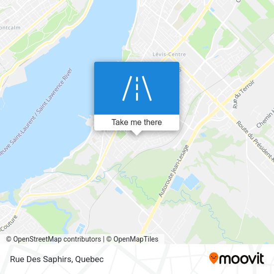 Rue Des Saphirs map