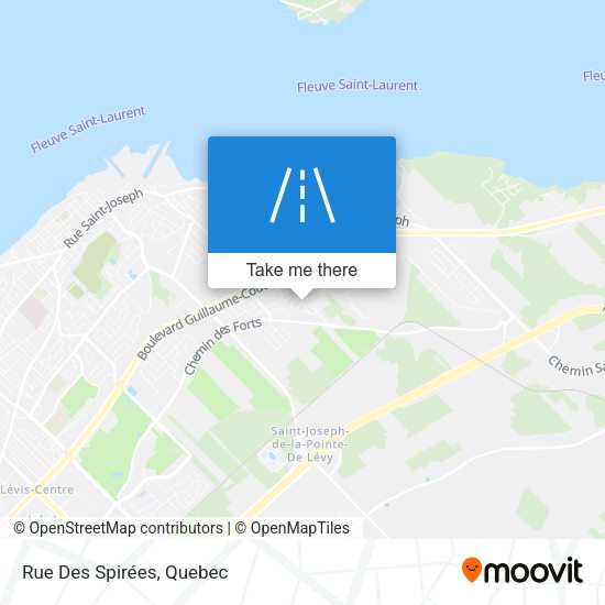 Rue Des Spirées map
