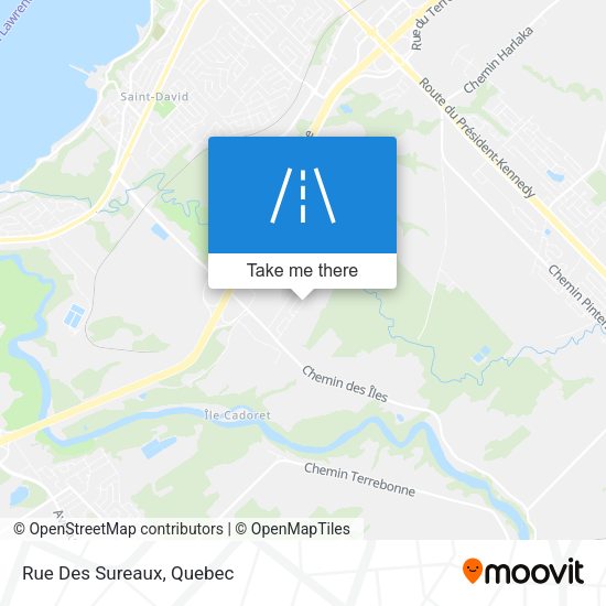 Rue Des Sureaux map