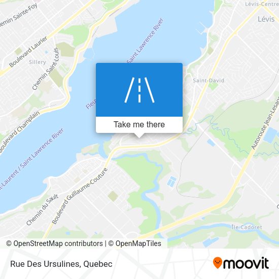 Rue Des Ursulines map