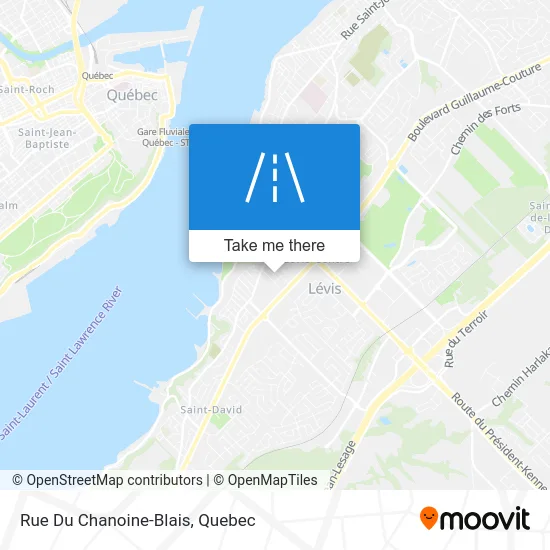 Rue Du Chanoine-Blais map