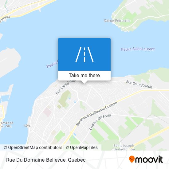 Rue Du Domaine-Bellevue map