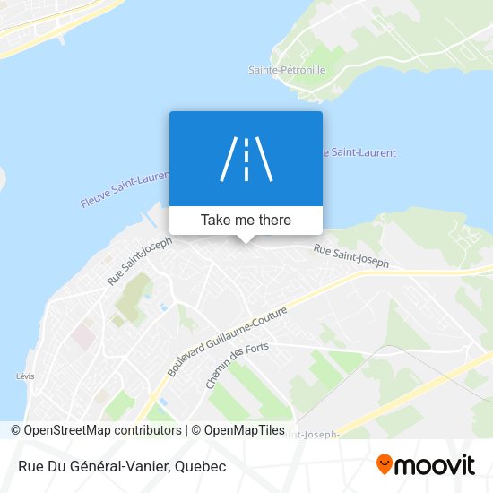 Rue Du Général-Vanier map