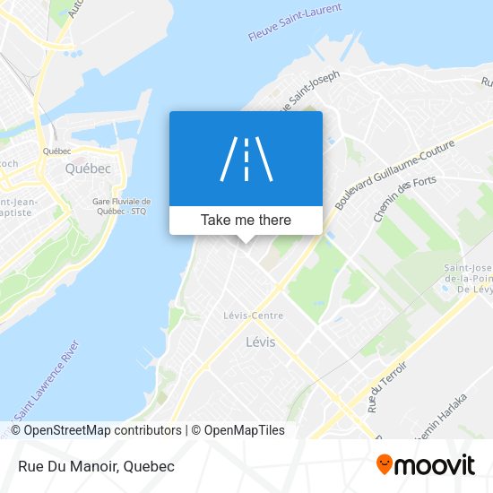 Rue Du Manoir map