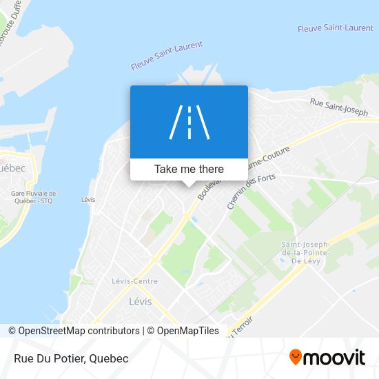 Rue Du Potier map