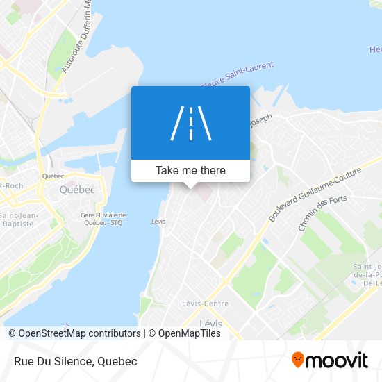 Rue Du Silence map