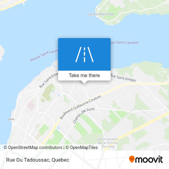 Rue Du Tadoussac map