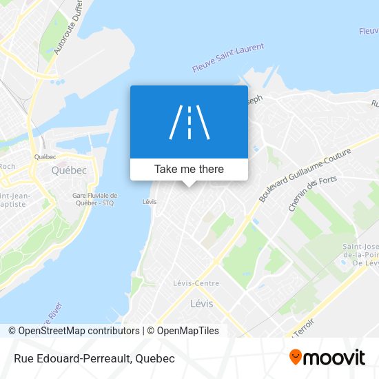 Rue Edouard-Perreault map