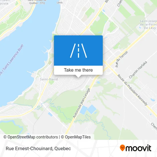 Rue Ernest-Chouinard map