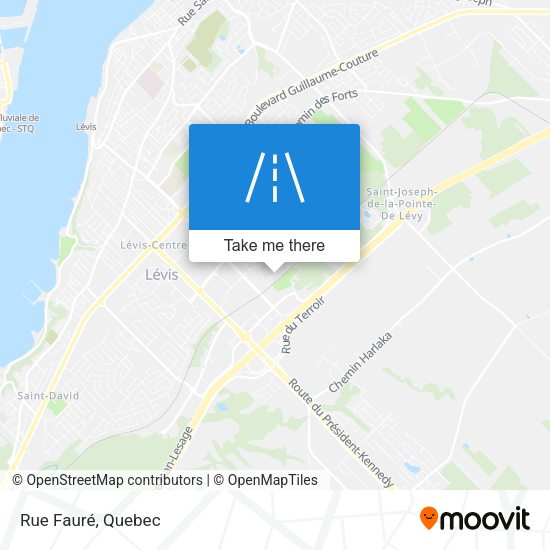 Rue Fauré map
