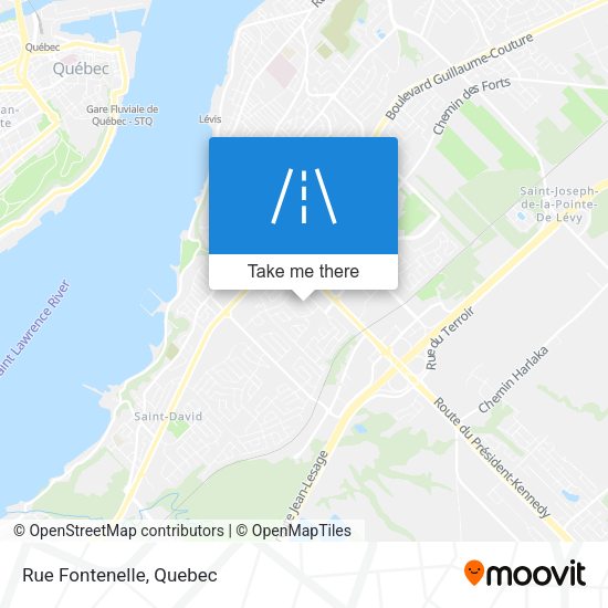 Rue Fontenelle map