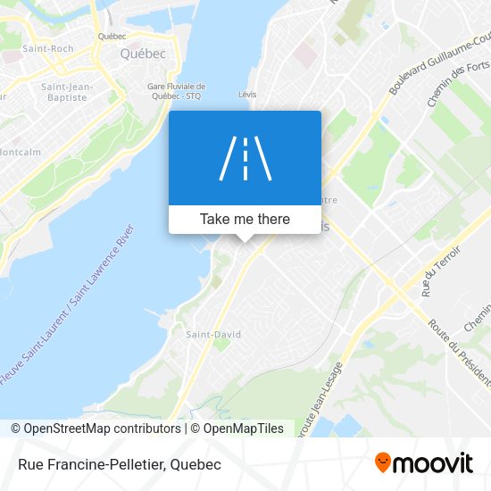 Rue Francine-Pelletier map