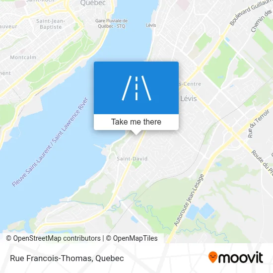 Rue Francois-Thomas map