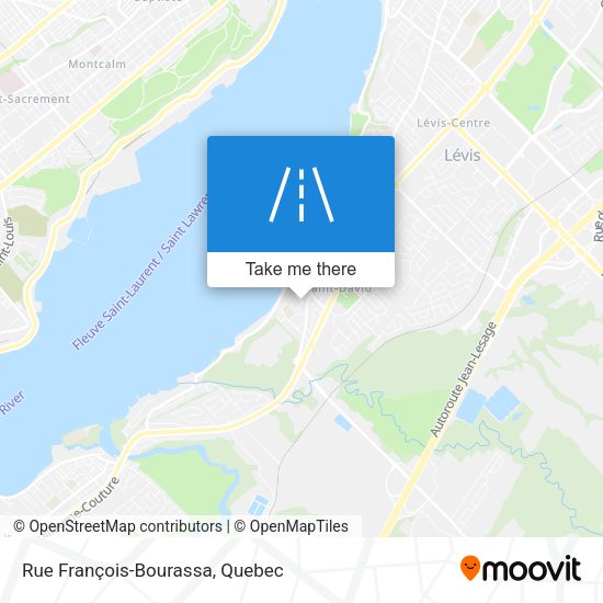 Rue François-Bourassa map