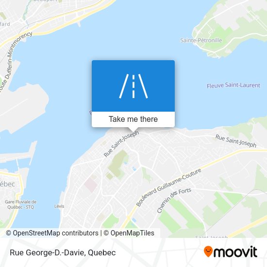 Rue George-D.-Davie map