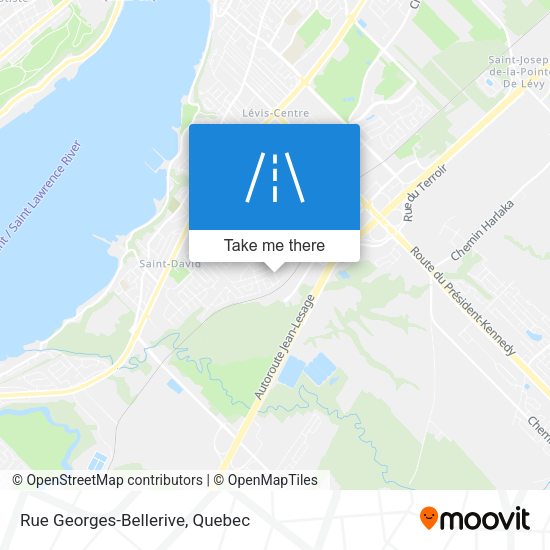 Rue Georges-Bellerive map