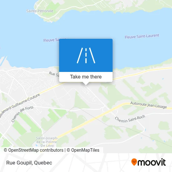 Rue Goupil map