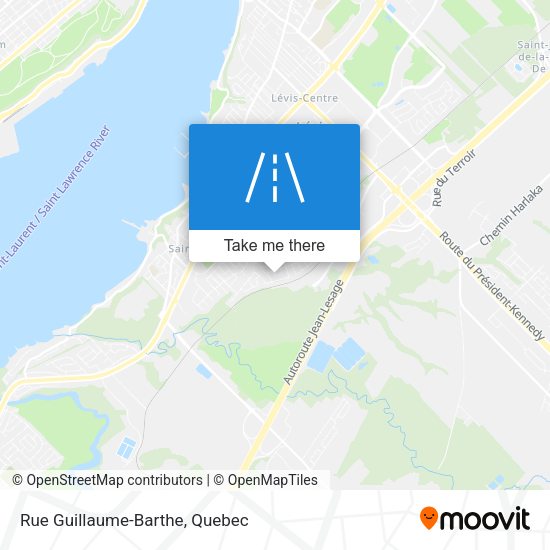 Rue Guillaume-Barthe map