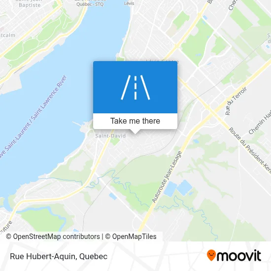 Rue Hubert-Aquin map